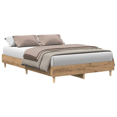 Sängynrunko Ei Patjaa Artisan Oak 120x200 cm Engineered Wood