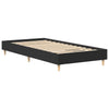 Sängynrunko Ei Patjaa Musta 100x200 cm Engineered Wood
