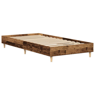 Sängynrunko Ei Patjaa Vanha Puu 100x200 cm Suunniteltu puu