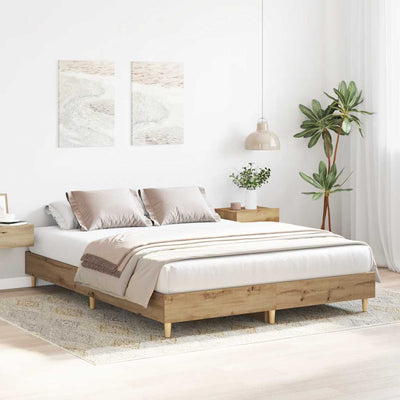Sängynrunko Ei Patjaa Artisan Oak 100x200 cm Engineered Wood
