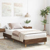 Sängynrunko Ei Patjaa Ruskea Tammi 90x190 cm Engineered Wood