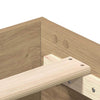 Sängynrunko Ei Patjaa Artisan Oak 90x190 cm Engineered Wood