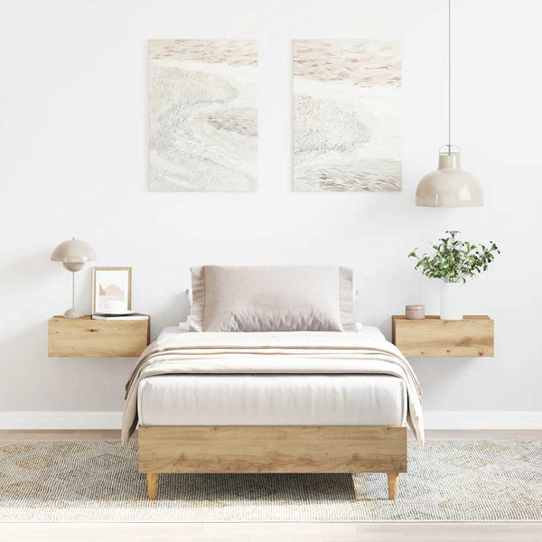 Sängynrunko Ei Patjaa Artisan Oak 90x190 cm Engineered Wood