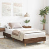 Sängynrunko Ei Patjaa Ruskea Tammi 75x190 cm Engineered Wood