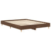 Sängynrunko Ei Patjaa Ruskea Tammi 75x190 cm Engineered Wood