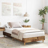 Sängynrunko Ei Patjaa Old Wood 75x190 cm Engineered Wood