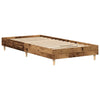 Sängynrunko Ei Patjaa Old Wood 75x190 cm Engineered Wood