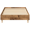 Sängynrunko Ei Patjaa Old Wood 75x190 cm Engineered Wood