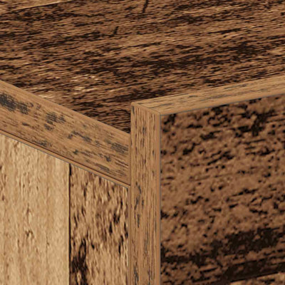 Vanha puu kelluva yöpöytä Saif 40x32x15cm (engineered wood)