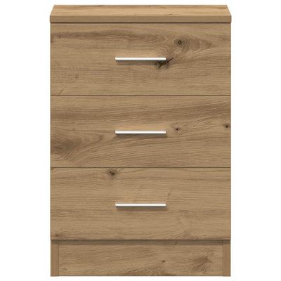 Käsityöläinen tammi yöpöytä Hassan 38x35x55cm (puinen)