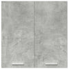keittiön seinäkaappi betonin harmaa 60x31x60 cm tekninen puu