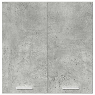keittiön seinäkaappi betonin harmaa 60x31x60 cm tekninen puu