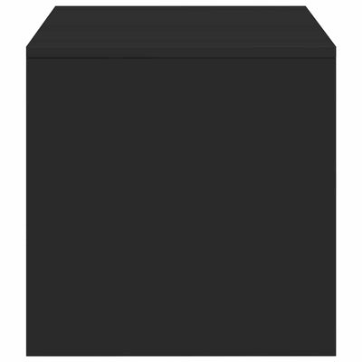 TV-taso musta 100x40x40 cm lastulevy