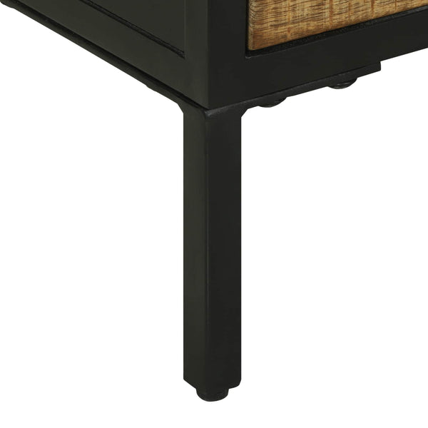 Sivupöydät 70 x 35 x 70 cm Ruskea Täysi karkea mangopuu