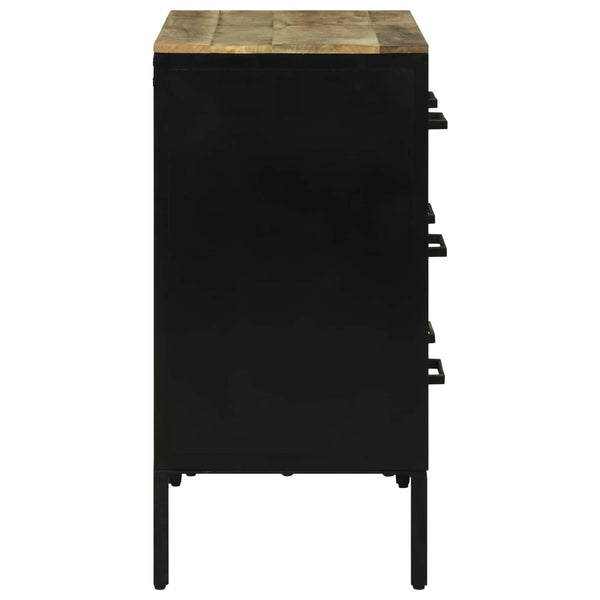 Sivupöydät 70 x 35 x 70 cm Ruskea Täysi karkea mangopuu