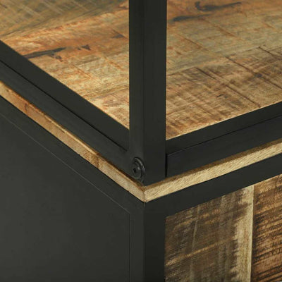 Korkea kaappi Ruskea 70 x 35 x 180 cm Täysi Mangopuu