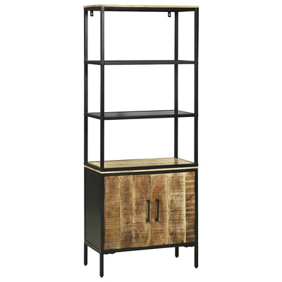 Korkea kaappi Ruskea 70 x 35 x 180 cm Täysi Mangopuu