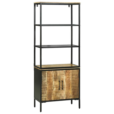 Korkea kaappi Ruskea 70 x 35 x 180 cm Täysi Mangopuu