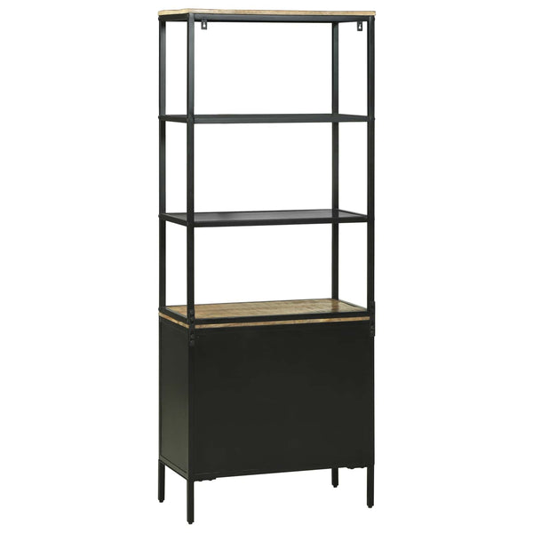Korkea kaappi Ruskea 70 x 35 x 180 cm Kiinteä mango puu