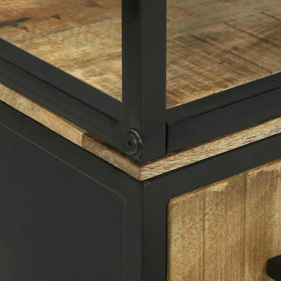 Korkea kaappi Ruskea 70 x 35 x 180 cm Täysi Mangopuu