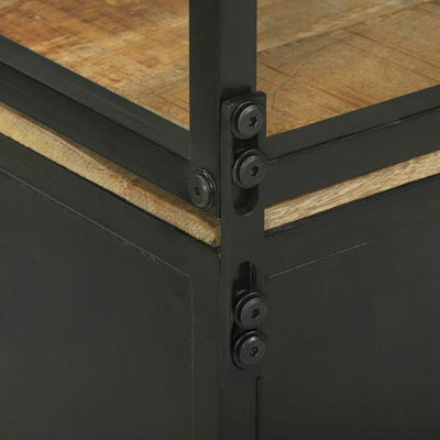 Korkea kaappi Ruskea 70 x 35 x 180 cm Täysi Mangopuu