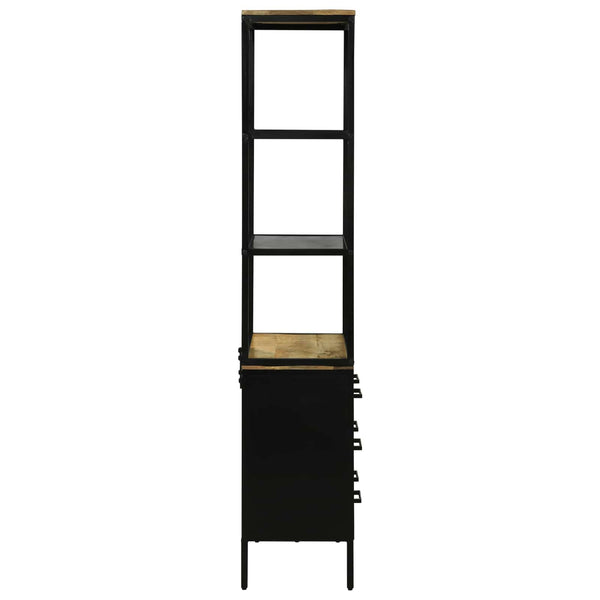 Korkea kaappi Ruskea 70 x 35 x 180 cm Kiinteä mango puu
