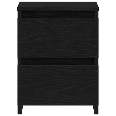 Musta tammi yöpöytäkaappi Akdas 30x30x40cm (puinen)