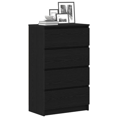Senkki musta tammi 60x35x98,5 cm tekninen puu