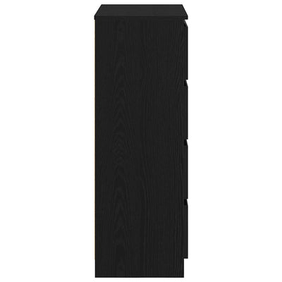 Senkki musta tammi 60x35x98,5 cm tekninen puu