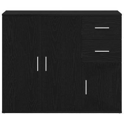 Senkki musta tammi 91x29,5x75 cm tekninen puu