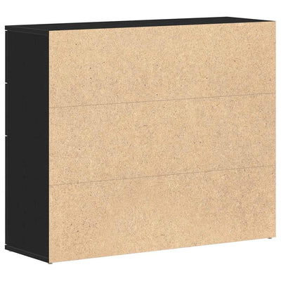 Senkki musta tammi 91x29,5x75 cm tekninen puu
