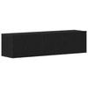 TV-taso musta tammi 120x30x30,5 cm tekninen puu