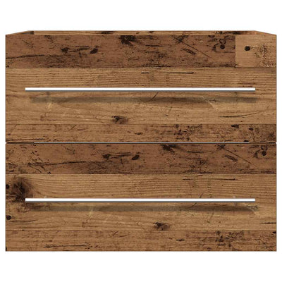 Vanha puu kylpyhuoneen pesuallaskaappi Sydnee 60x38,5x48cm