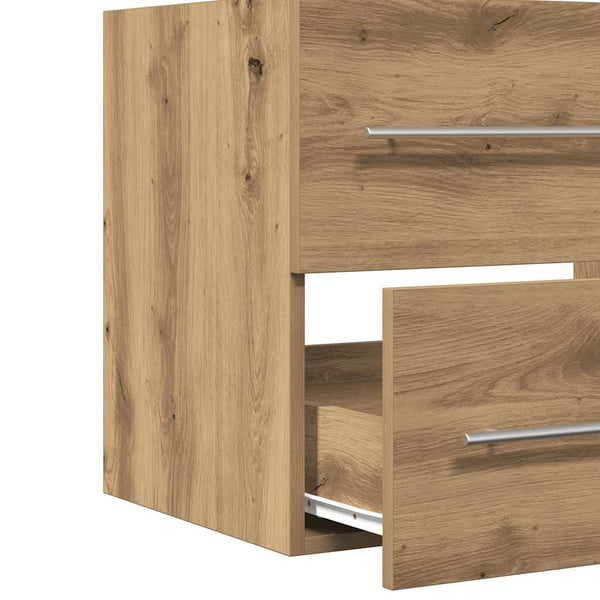 Kylpyhuoneen pesuallaskaappi Artisan Oak 60x38,5x48 cm Puu