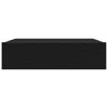 TV-tasot LED-valoilla 2 kpl musta tammi 60x35x15,5 cm