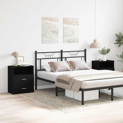 Musta tammi yöpöytä Tuliola 50x32x60cm (2 pcs puinen)