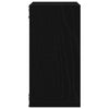 Seinähyllyt kuutio 6 kpl musta tammi 30x15x30 cm tekopuu