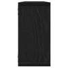 Wall Cube hyllyt 4 kpl musta tammi 100x15x30 cm tekninen puu