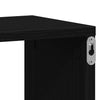Wall Cube hyllyt 4 kpl musta tammi 100x15x30 cm tekninen puu