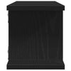seinähyllyt 2 kpl musta tammi 75x18x20 cm tekninen puu