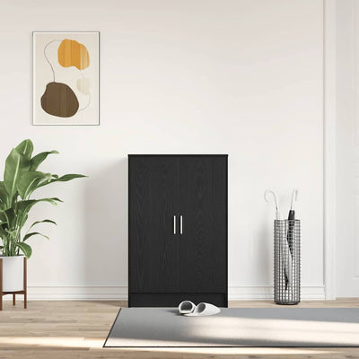 Musta tammi kenkäkaappi Tibor 60x35x92cm (puinen)