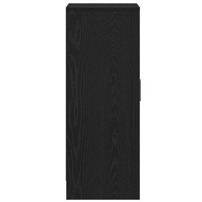 Kenkäkaappi musta tammi 60x35x92 cm tekninen puu