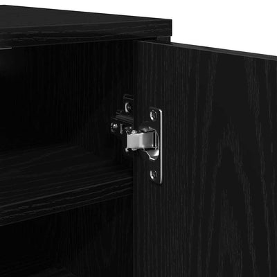 Musta tammi kenkäkaapit Tibor 32x35x70cm (2 kpl lastulevy)