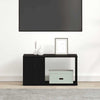TV-taso musta tammi 60x24x32 cm tekninen puu