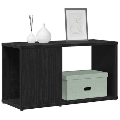 TV-taso musta tammi 60x24x32 cm tekninen puu