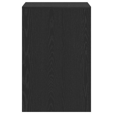 Työpöytä musta tammi 101x50x76,5 cm tekninen puu