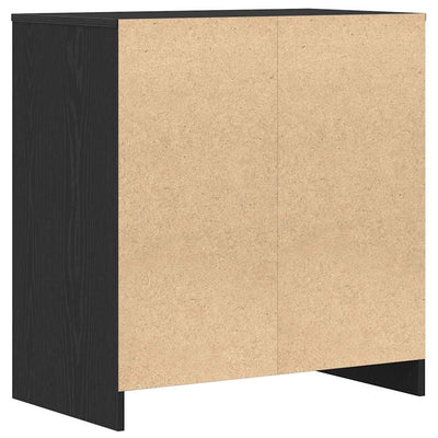 Senkki musta tammi 70x41x75 cm tekopuu