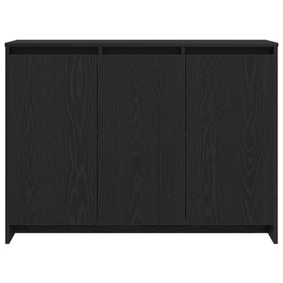 Sivupöytä Musta 102 x 33 x 75 cm Tekninen puu