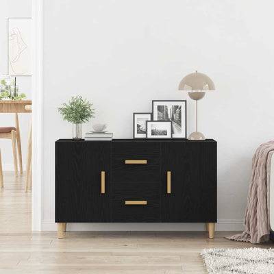 Senkki musta tammi 100x36x60 cm tekninen puu