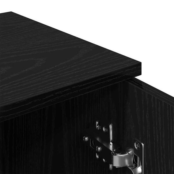 Sivupöytä Musta tammi. 30 x 30 x 70 cm Tekninen puu